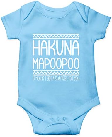 אופנות AW HAKUNA MAPOOPOO - פרודיה של סרטים ותרגום מצחיק - גוף גוף תינוק חמוד של תינוק אחד