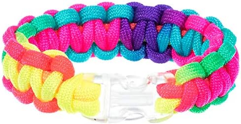 Paracord Planet Colorpul Colorpul Rainbow Teay Style Style Type III 7 Strand 550 Paracord - זמין ב 10, 25, 50
