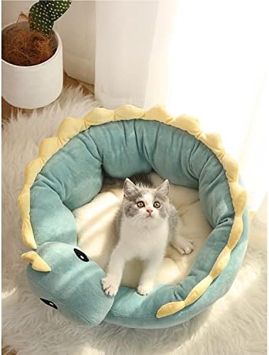 עצמי התחממות חתול מיטה-חמוד דינוזאור חתול מיטת כרית מחצלת שינה עבור קטן בינוני חתלתול כלב חתול מיטה לחיות מחמד בית