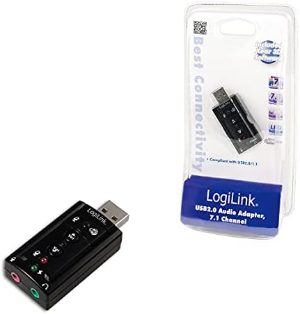 Logilink USB 2.0 7.1 מתאם שמע קול