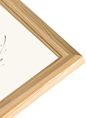 מסגרת צילום עץ אופקית ואנכית-תכליתית A4 מסגרת תמונה מתאימה למשרד היחידה 24.9 × 33.5 סמ