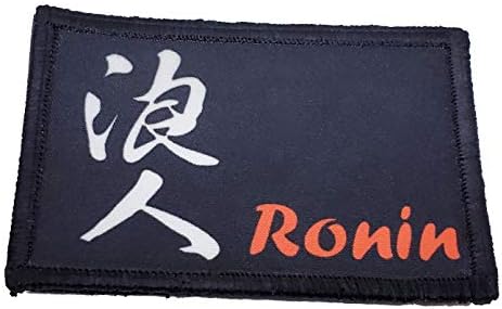 טלאי מורל של רונין סמוראי. תיקון וו וולאה 2x3 . מיוצר בארצות הברית
