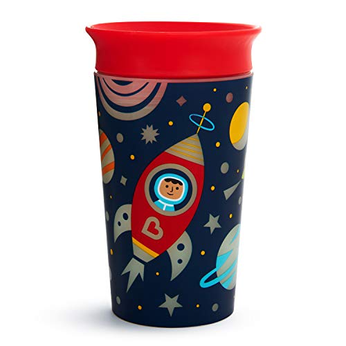 360 תואר זוהר בחושך כוס קש, 9 אונקיה, אסטרונאוט, אדום