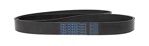 D&D PowerDrive 4PK1270 חגורת החלפה סטנדרטית מטרית, גומי