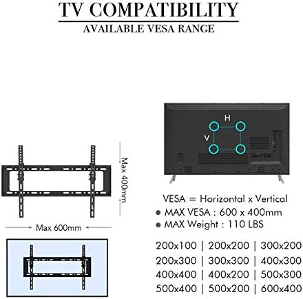 32-70 אינץ 'סוגר קיר סוגר טלוויזיה TMW798 עם הרכבה על קיר טלוויזיה ברמת רוח לרוב טלוויזיה 32-70 אינץ
