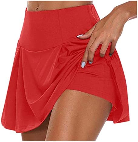 מכנסי טיול קלים של נשים קלות לנשים חצאיות טניס קפלים לנשים בגדים חמודים לבני נוער פוליאסטר אמצע העלייה