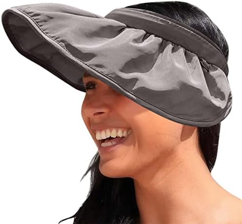 כובע בייסבול בקיץ נשים הגנה רחבה חיצונית כובעי שמש מתקפלים כובעי קוקו קוקו כובע מגן שמש עם דש נשלף