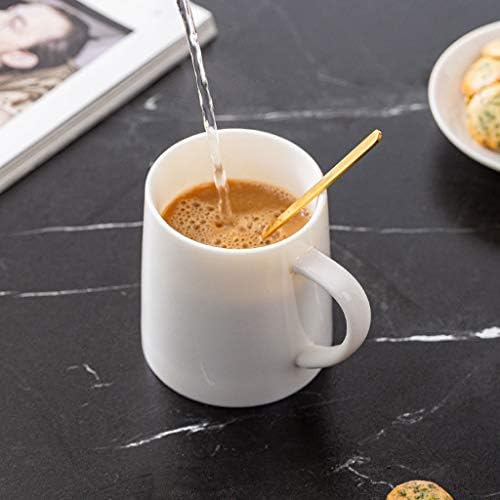 ספל לבן יצירתי קרמיקה קפה כוס גברים ונשים חלב כוס ארוחת בוקר כוס פשוט מיקרוגל תנור רוטב רוטב סירת כוסות סט