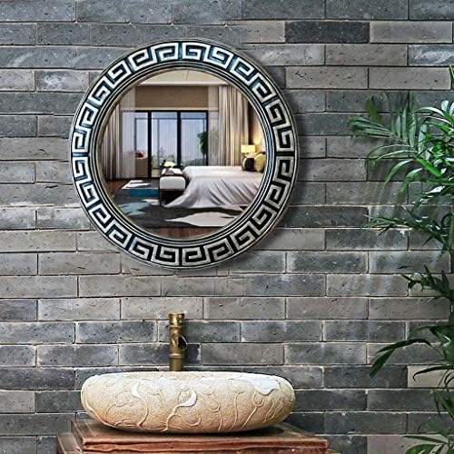 Zchan מראה יופי רכוב על קיר אמבטיה מראה אמבטיה מראה יהירות מראה עגול עגול