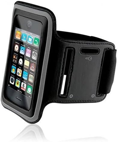 רצועת חדר כושר ספורט ספורט מכסה רצועת זרוע רצועת זרוע תואמת רפלקטיבית ל- HTC Evo Shift 4G - G2 - Mytouch 4G