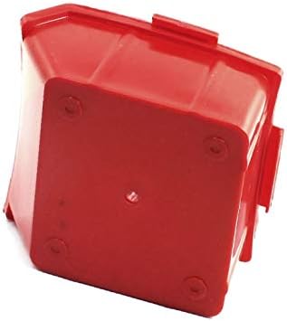 X-DREE 2 PCS פותחים ברגי פלסטיק אדומים קדמיים רכיבי רכיבים רכיבים חלקי מלאכה אחסון אחסון מחזיק מיכל 130 ממ x 140 ממ x 70
