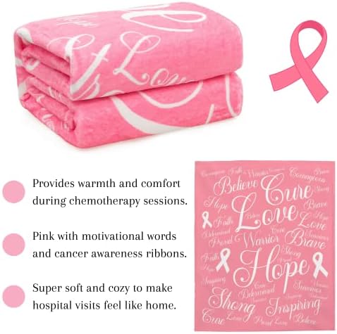 שד סרטן מתנות לנשים כימותרפיה שמיכת שד סרטן הישרדות מתנות לנשים שמיכה לזרוק