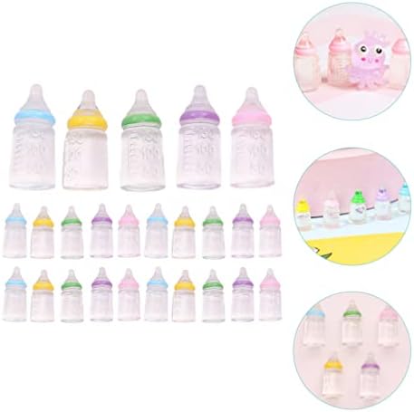 30 יחידות מיניאטורות תינוק בקבוק תינוק מקלחת טובות מיני פלסטיק תינוק בקבוק ממתקי בקבוק ילד ילדה יילוד תינוק