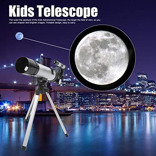 טלסקופ אסטרונומי של Buachois ילדים, צמצם 50 ממ 360 ממ טלסקופ נוף עם חצובה עם חצובה טלסקופ שבירה אסטרונומית ניידת לילדים