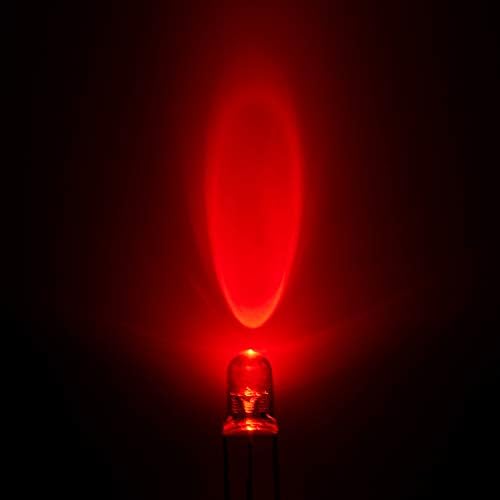Chanzon 100 PCS 5 ממ אורות דיודה LED אדומים וירוקים קתודה נפוצה מנורות נורות תאורה בהירה רכיבי אלקטרוניקה מחוון דיודות פולטות