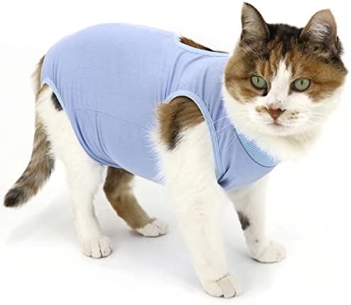 חליפת התאוששות חתולים של צ'יאדין, חליפת התאוששות כירורגית לחתולים לפצע בטן או מחלות עור, חתולים חותכים לחתולים