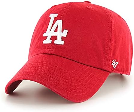 47 לוס אנג'לס דודג'רס מנקים את כובע הבייסבול של אבא - אדום