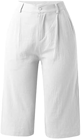 מכנסיים קצרים של Seintheson לנשים הליכה בהליכה אתלטית נשים קיץ מכנסיים קצרים מזדמנים נוחים כותנה אמצע מכנסיים
