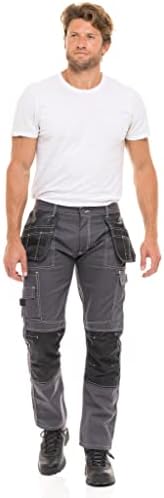 מכנסי בנייה של פאשיו מכנסיים כלי שירות מכנסיים קורדורה נגר נגר בברך מחוזק בברך ללבוש מכנסי בטיחות