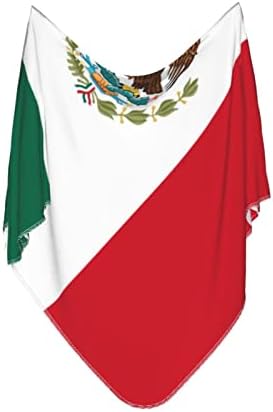 דגל שמיכת התינוק של מקסיקו מקבלת שמיכה לעטיפת כיסוי חוט -יילוד של תינוקות