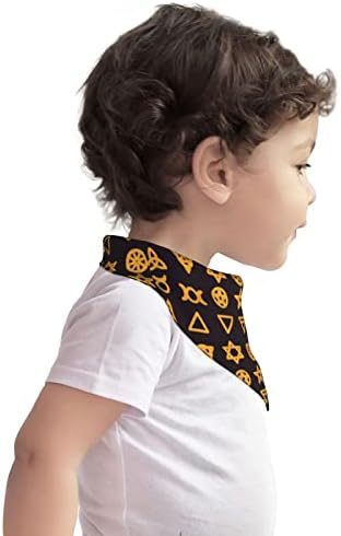 ביקוף תינוקות כותנה כותנה מסורות הוויקניות סמלים סמלים של ביבר בנדנה בנדנה מוזהבת.