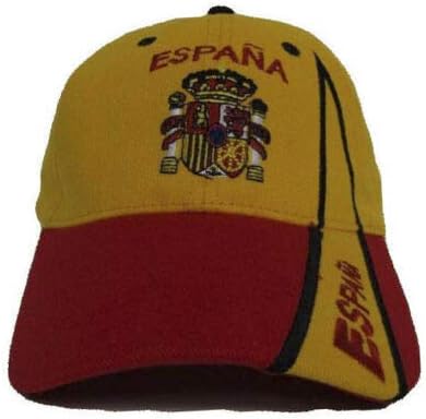 Rfco אספנה ספרד ספרדית צהובה ואדומה כובע בייסבול