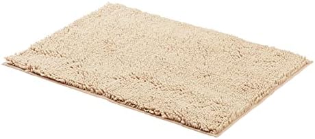 שטיח אמבטיה שניל מונע החלקה לשטיחי אמבטיה בגודל 20 על 32 אינץ ' שטיח מיקרופייבר רך וסופג במיוחד, ניתן לכביסה