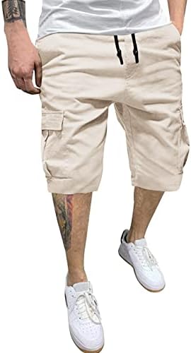מכנסי טיול של יקריטיאננה מכנסיים קצרים מטען מגורים קלים מכנסיים קצרים טקטיים במכנסיים קצרים בצבע אחיד למכנסי קמפינג חיצוניים