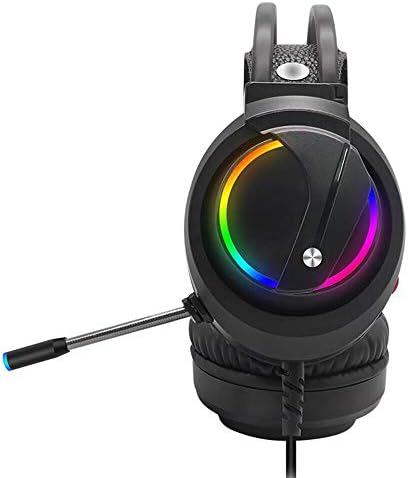 אוזניות משחקי Sgerste 3.5 ממ ערוץ צבעוני RGB אוזניות אוזניות משחקי אוזניות סטריאו