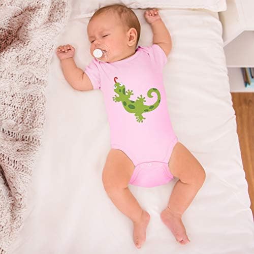 בגד גוף תינוקות בהתאמה אישית לטאה קטנה מצחיק כותנה מצחיק ילד ובגדי תינוקות