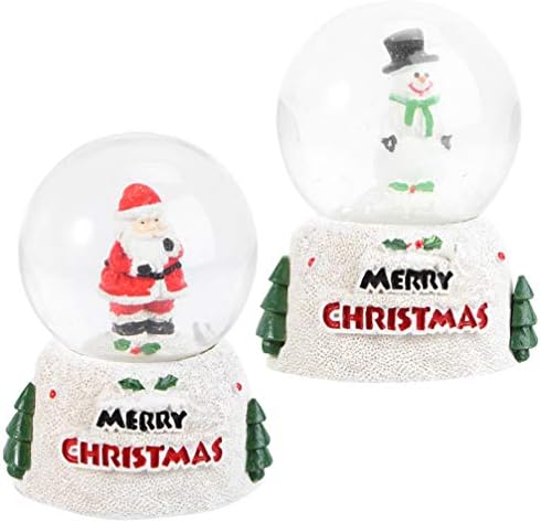 Valiclud צבע אקראי חג המולד סנטה קלאוס כדור שלג כדור מים חג המולד גלובוס שלג לילדים מתנות X -MAS שולחן עבודה קישוט
