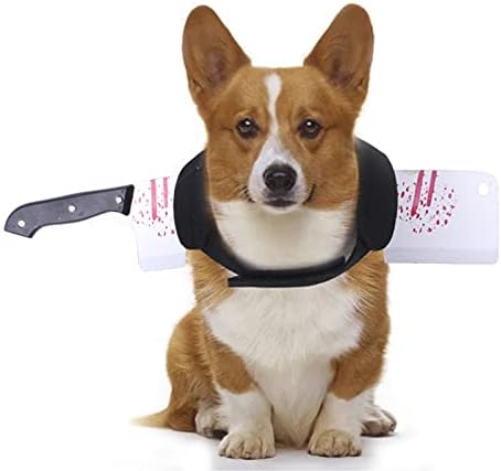 תלבושות חיית מחמד של קוסטון ליל כלב כלב סכין עקובה מדמים