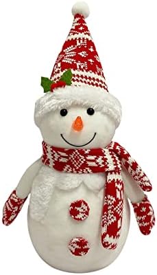 קישוט לחג המולד של XIOS חג המולד זוהר קישוטי בובות שלג איש שלג זוהר LED LED LIGHILY LIGHT LIGHT HORGY PARATY HOME