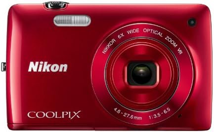 Nikon Coolpix S4300 16 MP מצלמה דיגיטלית עם עדשת זכוכית Nikkor Nikkor ו- 3 אינץ 'מסך מגע LCD