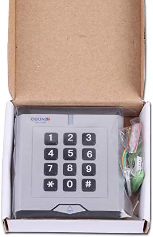 בקרת גישה W26 לוח מקשים עם קורא כרטיסי קרבה עם כפתור פעמון