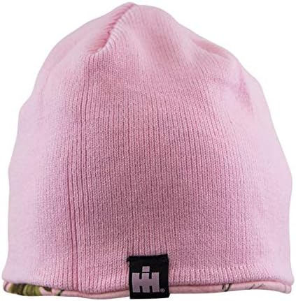 כובע כפה בינלאומי לנשים, כובע קאם ורוד, כובע חורפי אחד בגודל, IH לוגו פליס הפיך, מורשה רשמית