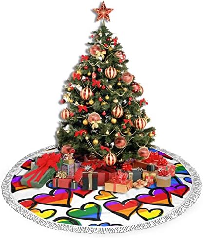 Llama Alpaca עוגת קקטוס חצאית עץ חג המולד, מחצלת חצאית עץ חג המולד עם ציצית לעיצוב מסיבות חתונה לחג 48