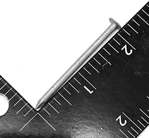 אחיזת הוטיג 2 אינץ 'מסגור ציפורניים נפוצות בגודל 6 ד', גימור מגולוון חיצוני, חבילת 1 ליברות של 167 ציפורניים
