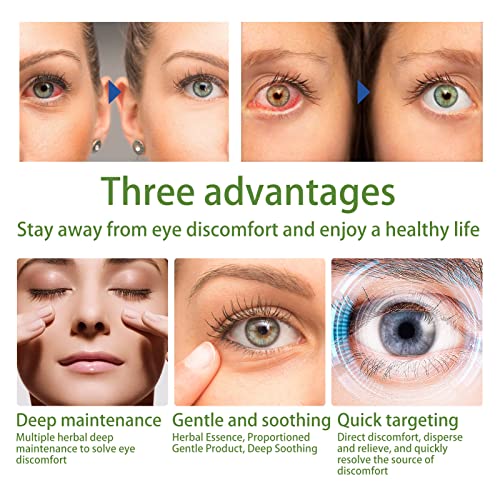 קרם תיקון הגנה על עיניים של Syrisora ​​צמח מקלה על מאמץ עיניים מונע קרם עיסוי עור עין קוצר ראייה 20 גרם