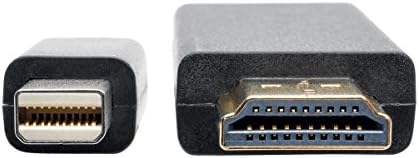 Tripp Lite Mini DisplayPort למתאם כבל HD, MDP ל- HDMI, MDP2HDMI, 1080p, 12 ft.