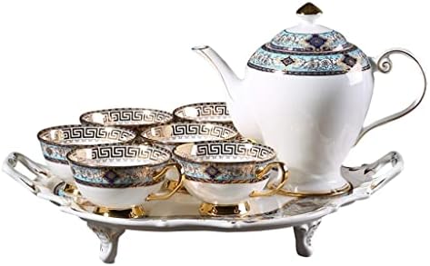 ארמון Jydbrt עצם סין בסגנון אירופאי סט קפה דגם קישוט קישוט קישוט תה תה תה אחר הצהריים עם מגש