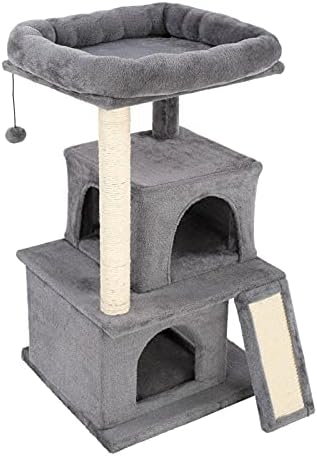 פרוסאב 34 חתול לטפס עץ מחזיק חתול מגדל גדול בית אפור