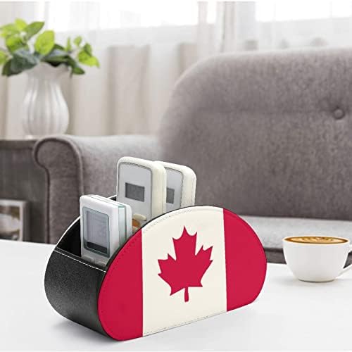 דגל קנדי ​​טלוויזיה טלוויזיה בשלט רחוק מחזיק אחסון מארגן מארגן עם 5 תאים לשולחן העבודה של המשרד הביתי