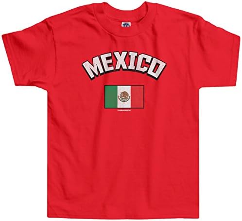 חולצת טריקו פעוטות מקסיקנית מקסיקנית מקסיקו בנים קטנים