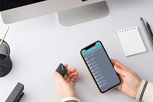 מפתח HIDEEZ 2: מנהל סיסמאות Bluetooth אלחוטית, אימות דו -גורמי, מפתח אבטחה אוניברסלי, מחזיק מפתחות דלת דיגיטלית של RFID - אפור