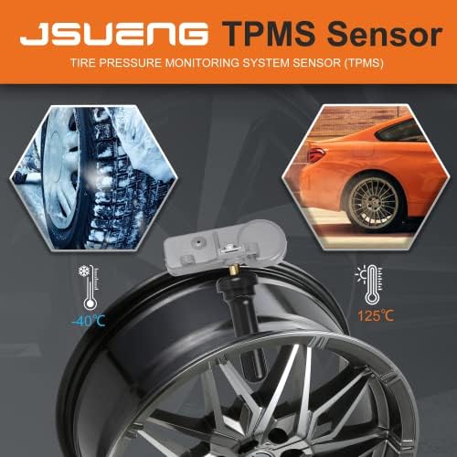 חיישן TPMS מתאים ל- Buick Cadillac Chevy GMC Pontiac Saturn, 1 PCS חיישן מערכת ניטור לחץ צמיגים מחליף13581558