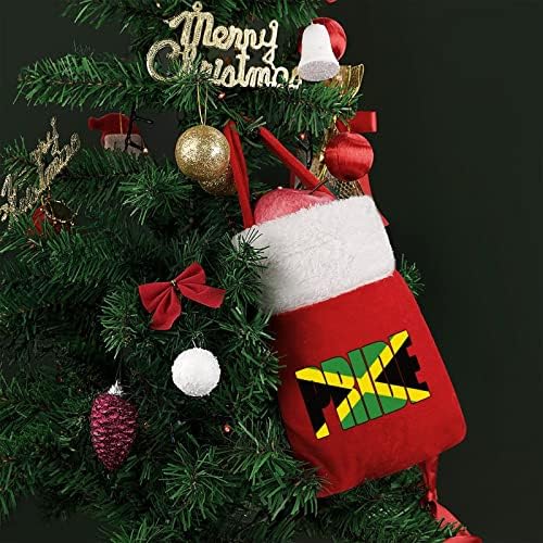 דגל ג'מייקה שקיות גאווה קאנטרי שקיות יוקרה שק חג המולד לשק קישוטים חגיגיים