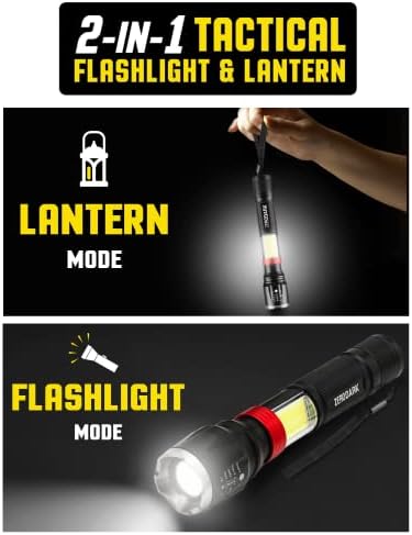 פנס פנס פנס פנס פנס 3 חלקים, פנס + מנורת ראש + פנס קמפינג סוללה מופעלת LED לומן גבוה אורות קמפינג פנסים למקרי