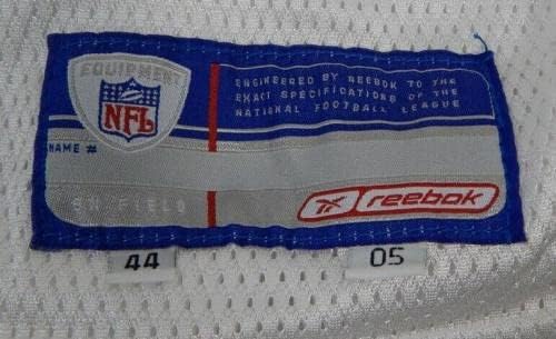 2005 משחק סן פרנסיסקו 49ers ריק הונפק ג'רזי לבן ריבוק 44 DP24070 - משחק NFL לא חתום משומש