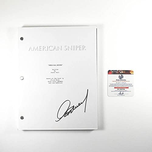 סקריפט צלפים אמריקני של קלינט איסטווד חתום חתימה על חתימה 'GA' COA
